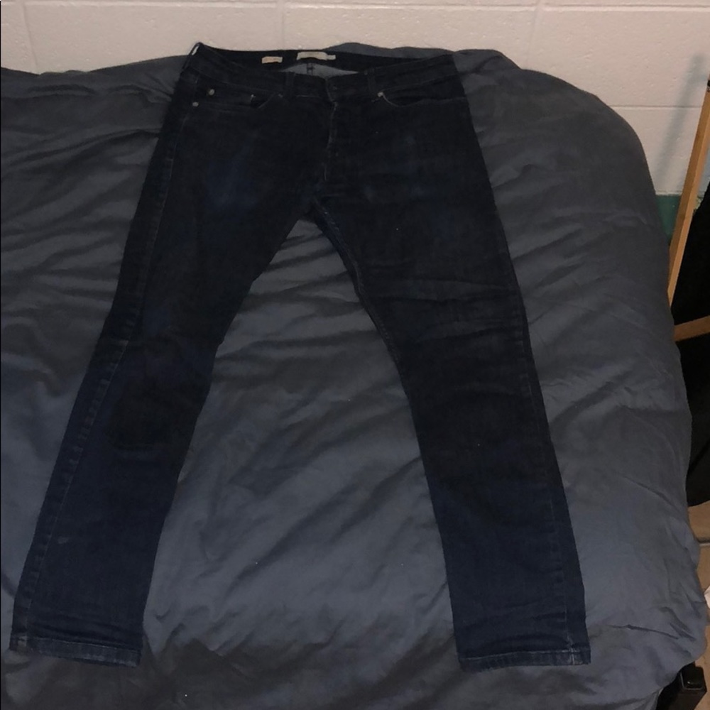 Topman Dark Jeans (Size: 32)